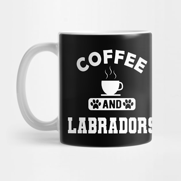 Labrador Dog - Coffee and labradors by KC Happy Shop